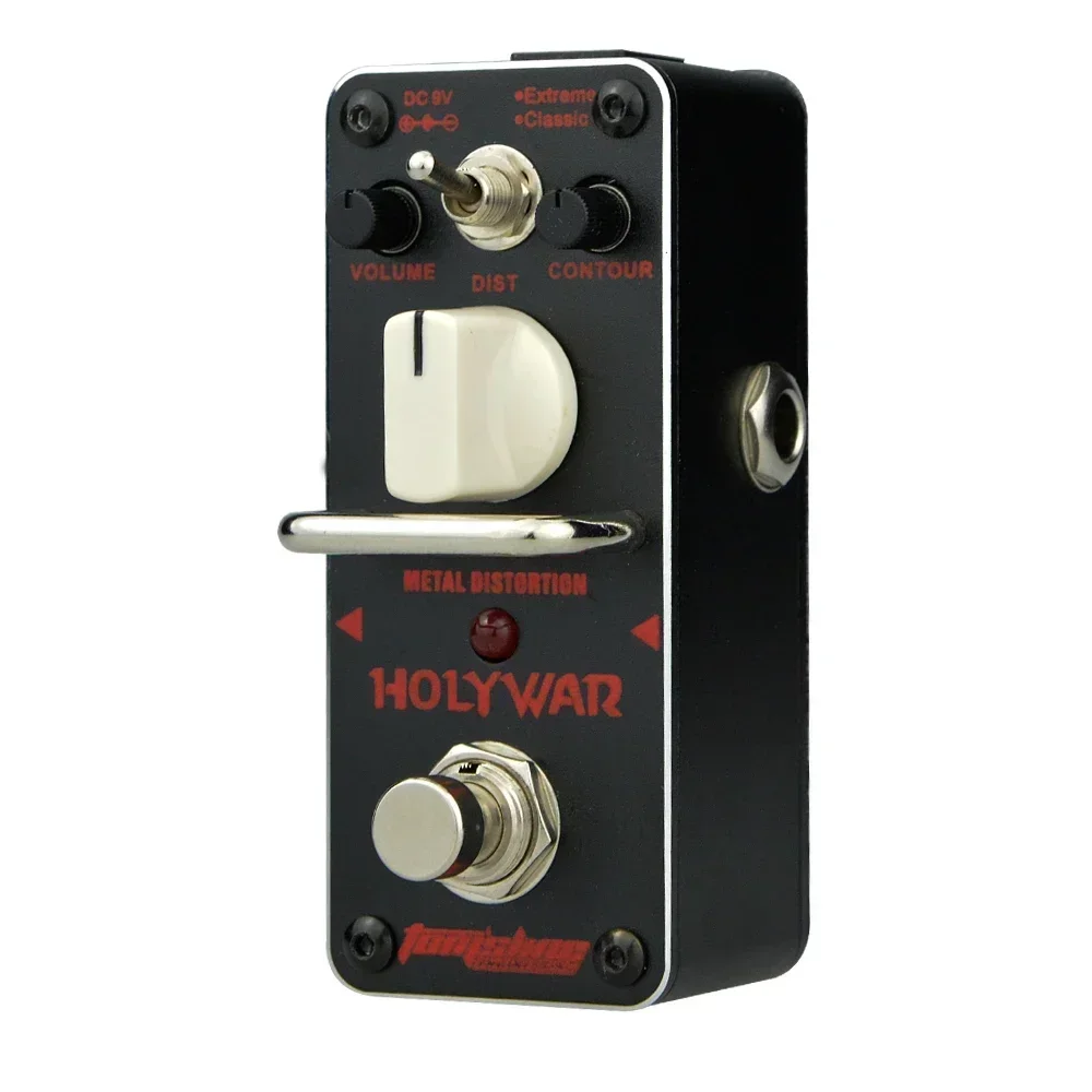 AROMA Holy War Electric Guitarra Effect Pedal Holy War Metal Distortion Effector True Bypass Pedal AHOR-3 Guitar Accessories