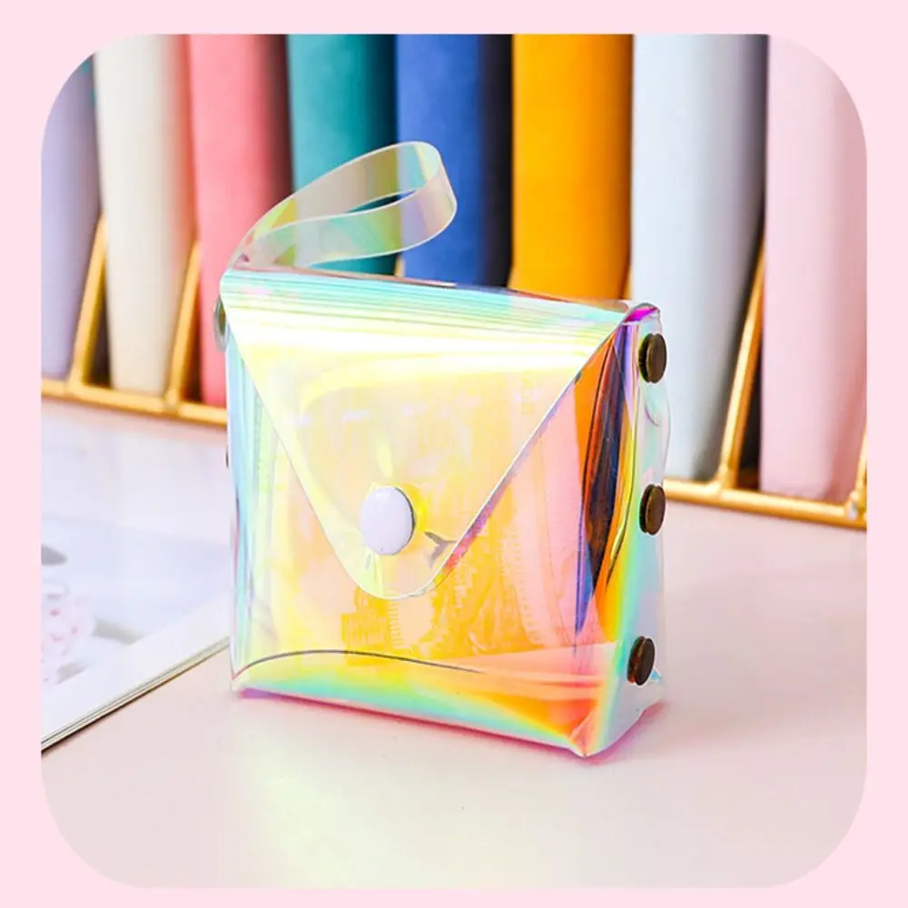 Portable Transparent Pocket Wallet Waterproof Multifunctional Cosmetic Bag PVC Clear Storage Pouch Men&Women