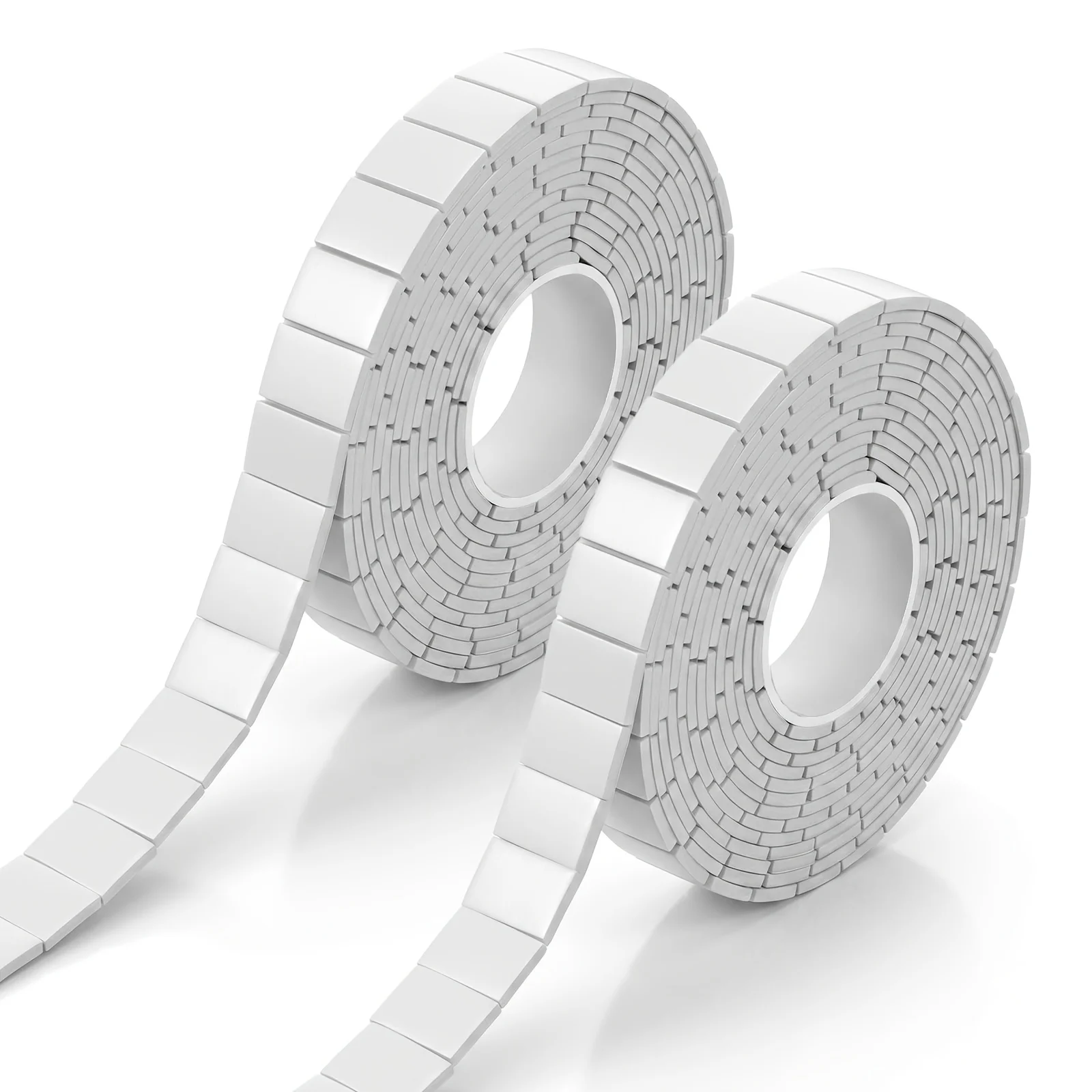 2Pcs EVA Foam Double Sided Tape Perforated Easy Tear Shock Absorbing Cushioning Spacer Tape Anti Collision DIY Home Supplies