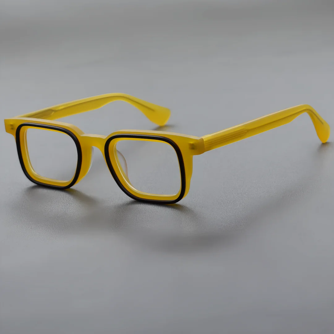 Trendy Rectangular Acetate Reading Glasses Men Women Luxury Retro Matte Color Spectacles Eyeglasses Frames
