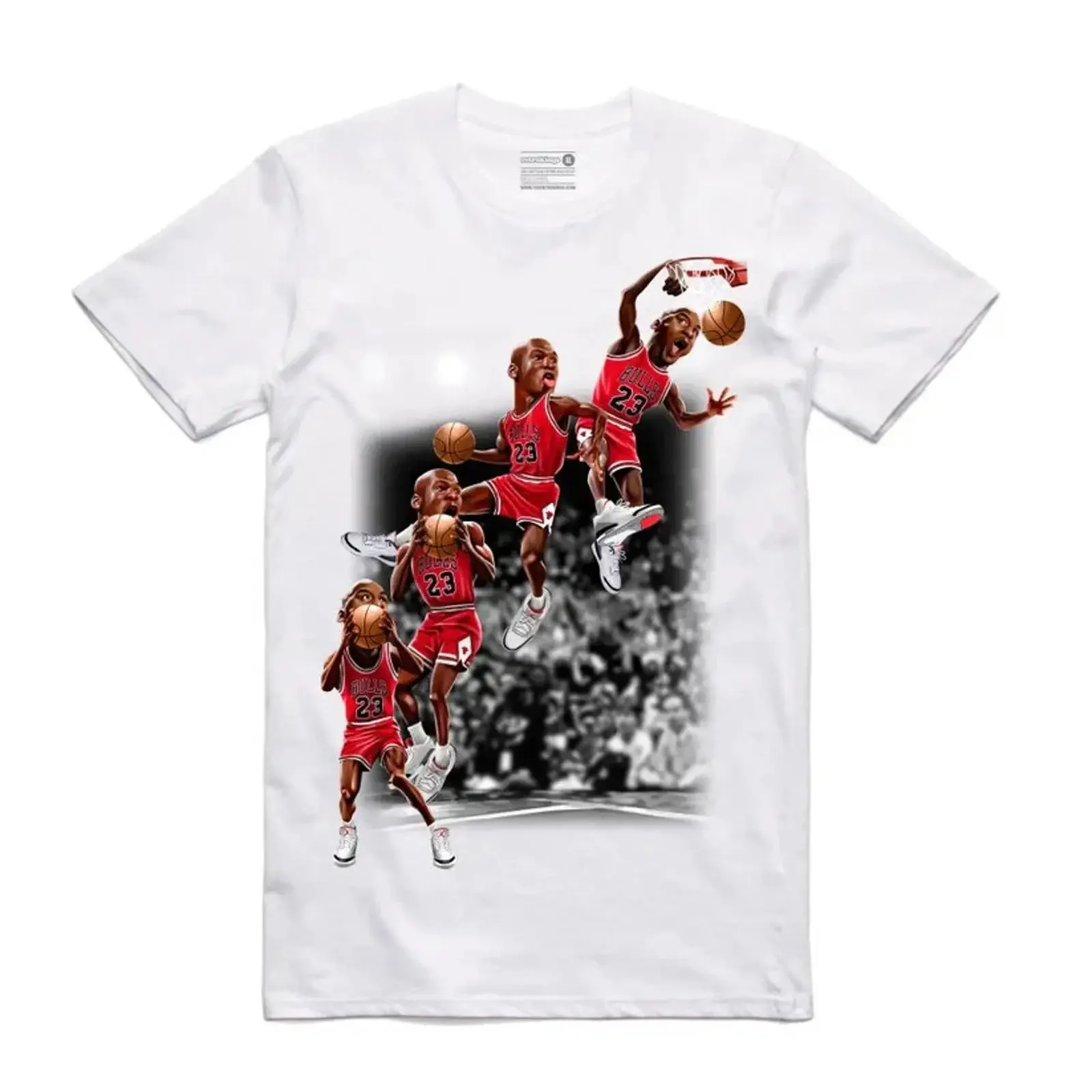 Neu Streetwear on Demand Mj 051 Weiß T Shirt SMALL 3XLARGE Hergestellt IN USA vintage Washed Top For Everyday Wear Stylish