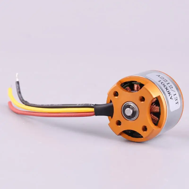1 conjunto de motor sem escova 1000kv 1400kv 2200kv a2212 para avião rc multi-copter motor outrunner sem escova