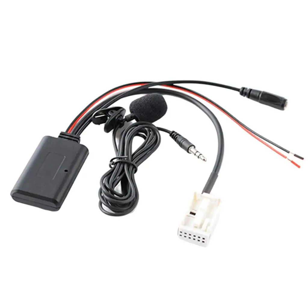 Bluetooth Aux Audio Cable Microphone Adapter for E64 E66 Easy Install