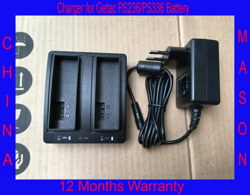 

Dual Charger for Getac PS236 Battery, PS336 battery, Charger for Getac battery, Getact Charger