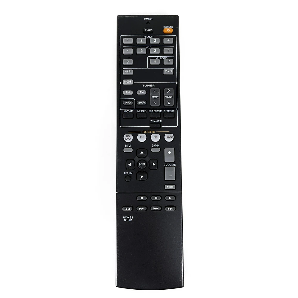 New Replacement RAV463 ZA11350 For Yamaha AV Receiver Remote Control RX-V373 V375 HTR-3065 HTR-3066 HT-497 YHT-399U RX-V373BL