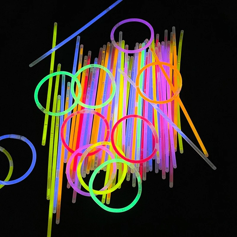 10/20/30 قطعة توهج عصا الإسفار عصا ليلة توهج عرض مسرحي الفلورسنت الهتاف الدعامة مهرجان حفلة عيد ميلاد الديكور ZYF #2