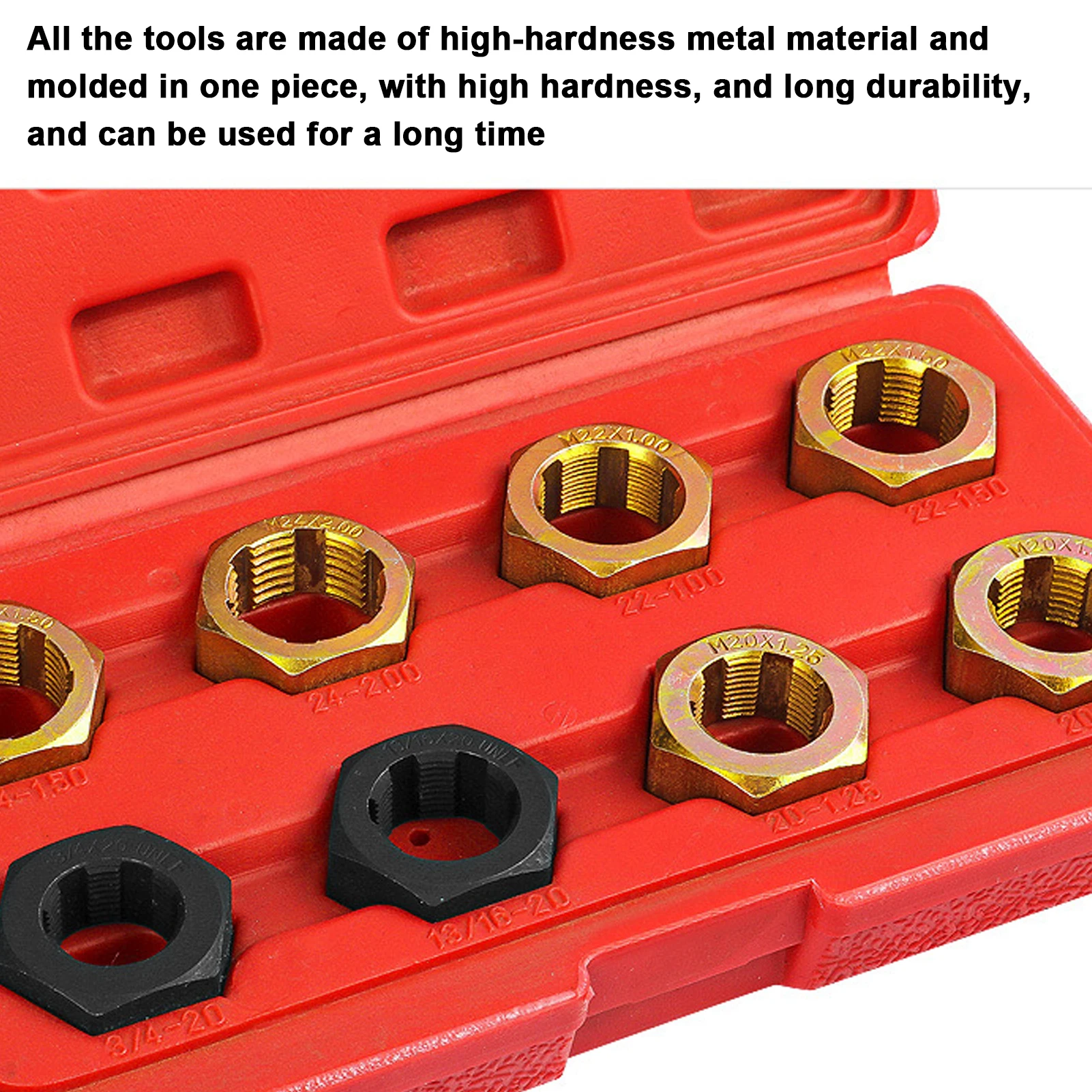 

Car Shaft Screw Repairing Kit Inch Thread Repairer Set Automobiles Screw Tool Thread Repairing Tool Set