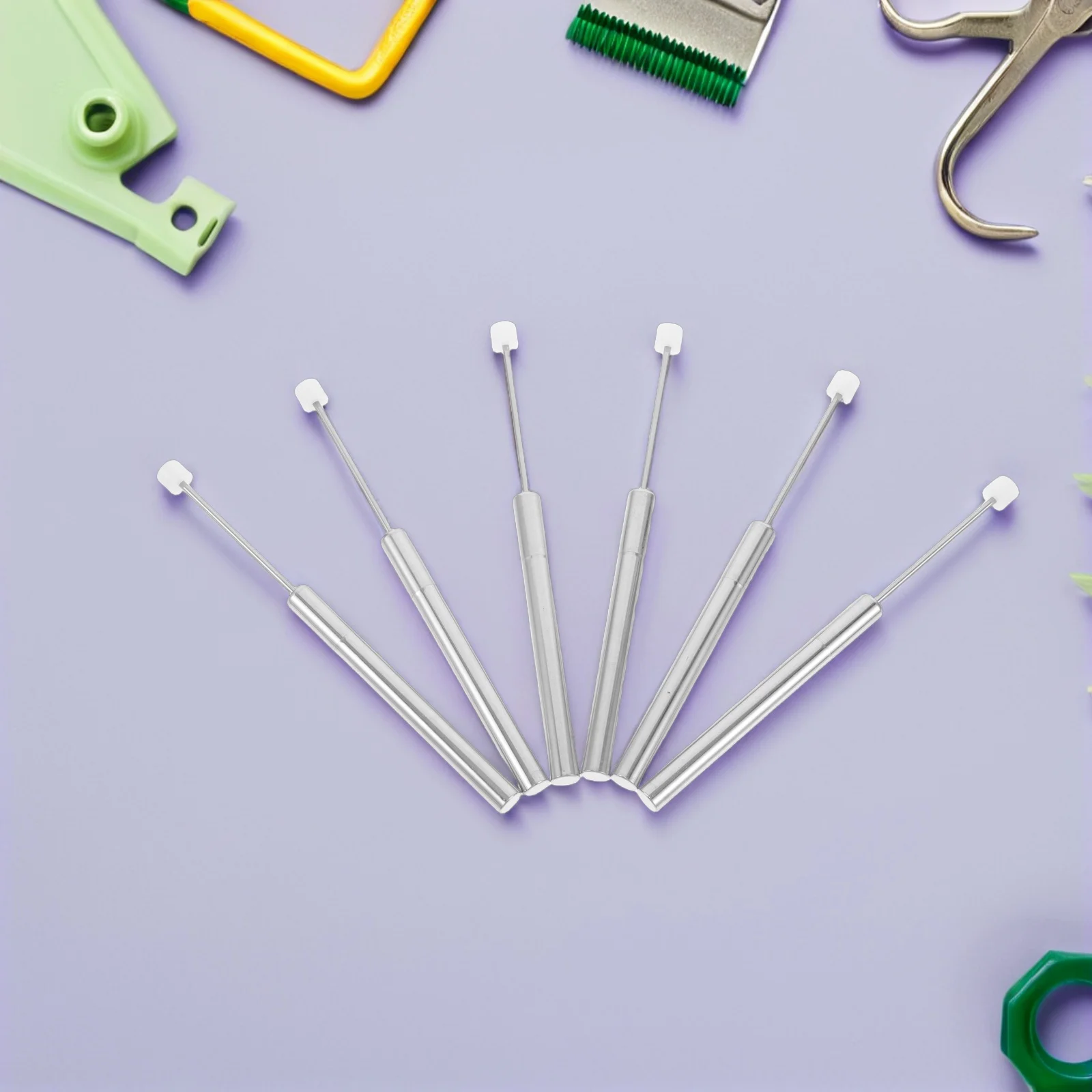 

10pcs Garbage Can Hydraulic Piston, Soft Close Lid Damper Replacement, Stainless Steel Slow-Close Mechanism For Kitchen Trash