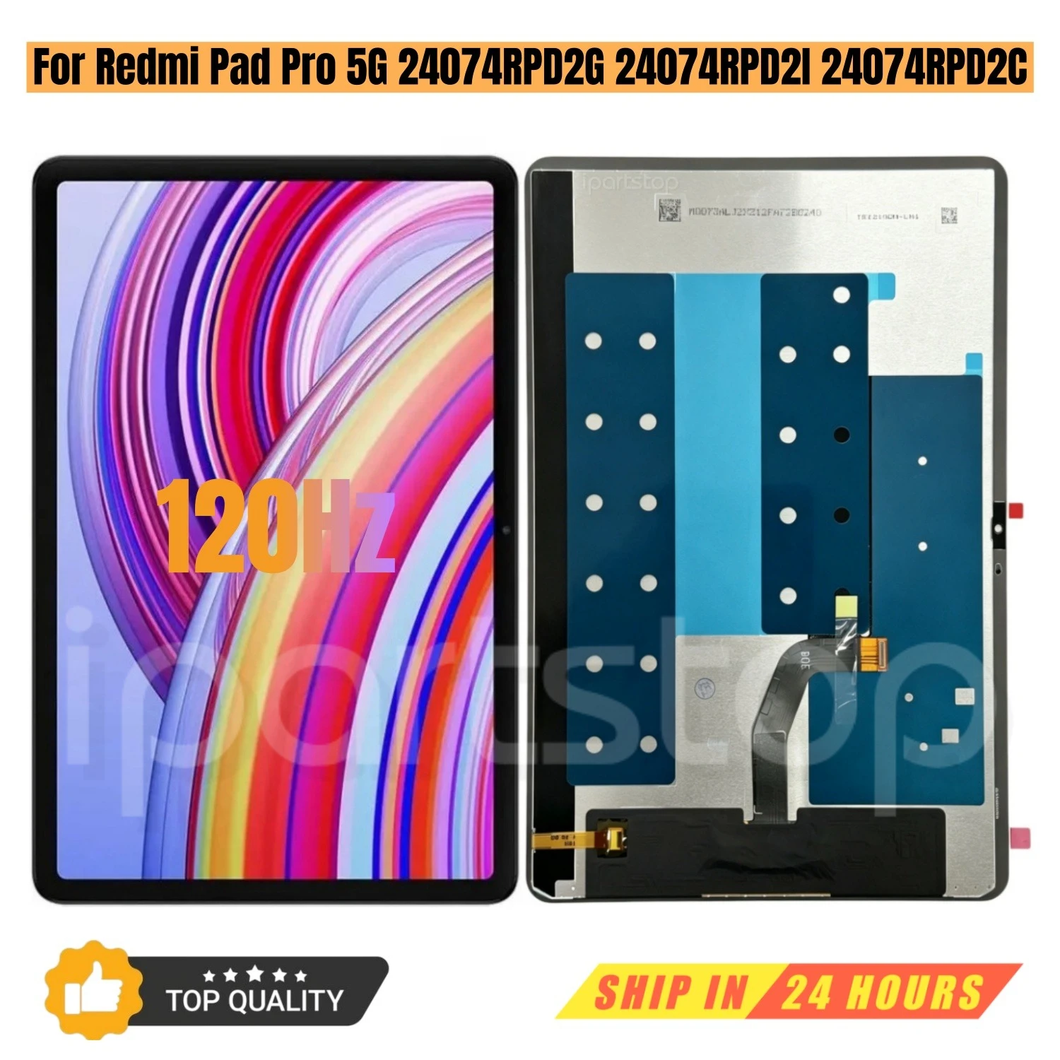 iparts-display-replacement-for-xiaomi-redmi-pad-pro-5g-24074rpd2g-24074rpd2i-24074rpd2c-121-inch-lcd-touch-screen-assembly-oem
