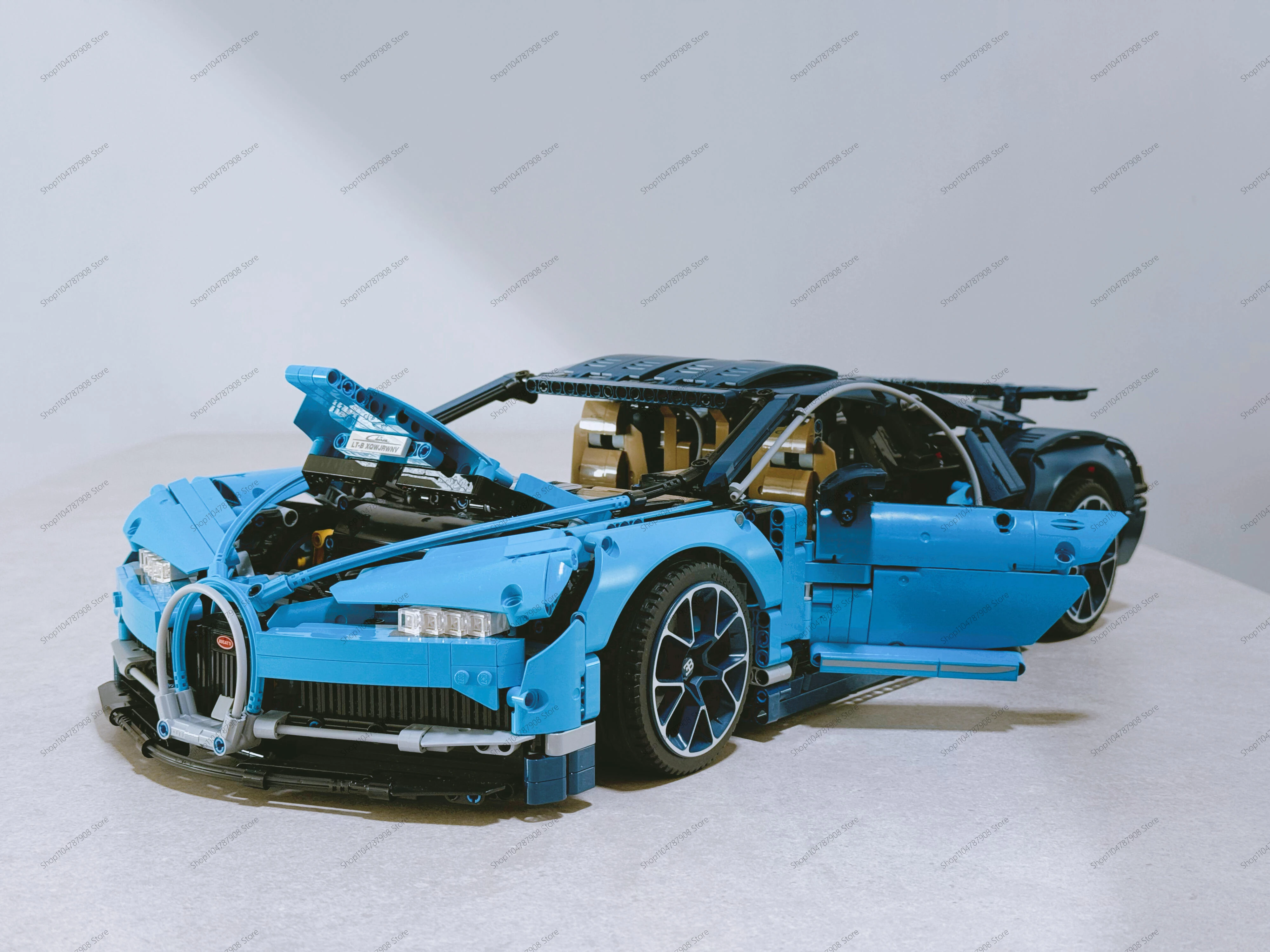 3599Pcs Building Blocks Set, Compatible with LEGO Technic 42083 Bugatti Chiron Super Sports Car Model, Construction Engineering