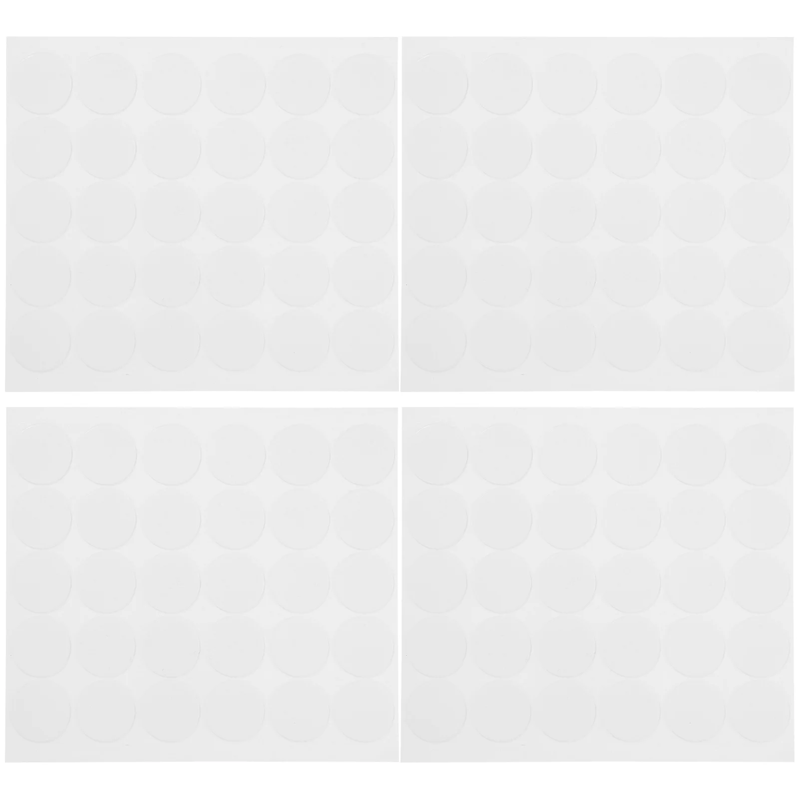 

10 Sheets Transparent Double Sided Sticky Dots Removable Round Sticky Tabs for Wall Hanging Posters Office Use