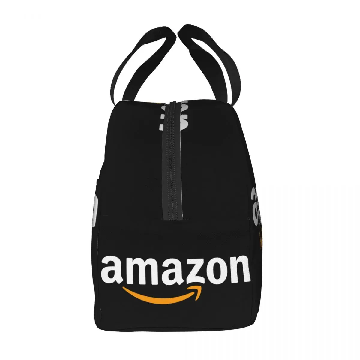 Amazon Logo Lunch Bag Unisex Portable Cooler Insulated Lunch Box Food Bento Box