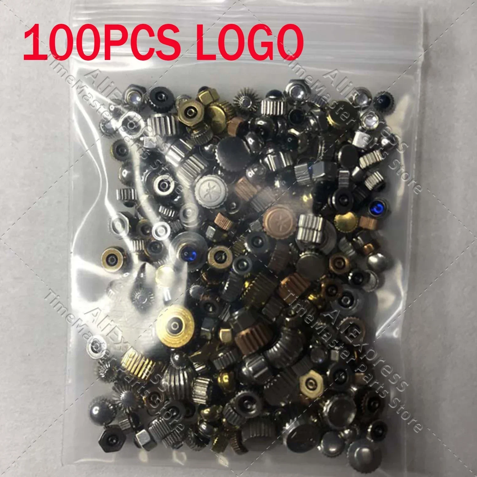 100 Pieces Watch Parts Mixed All Steel Handles Various Sizes Length Size Watch Head Parts Watch Repair Watch Tool Parts