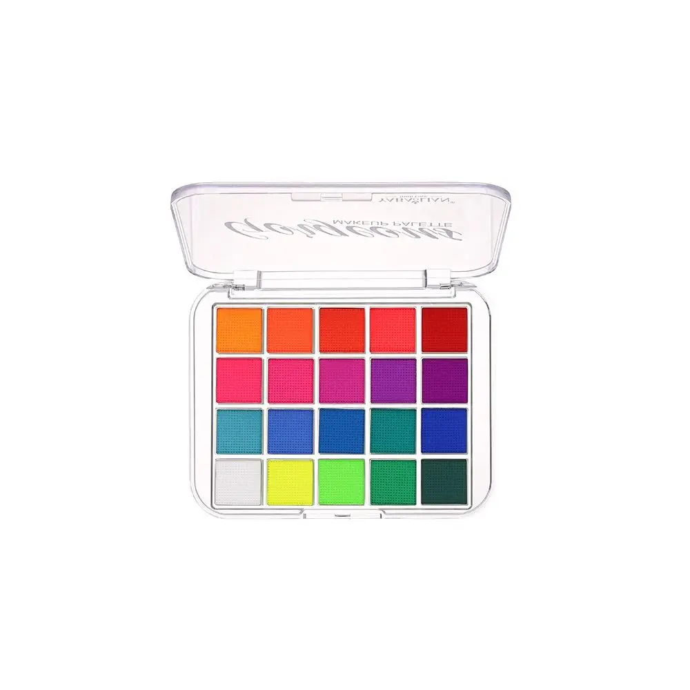 Eye Makeup Face Painting Palette Cosplay Art Palette 20 Colors Face Paint Pigment Easy To Clean Professional Shadow Eye Pigments