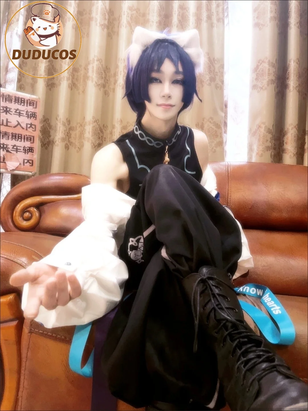 

DUDUSR caramouche Wanderer Fashion Daily Uniforms Game Genshin Impact Cosplay Costume Anime Man Role Play Clothes Sizes S-XL