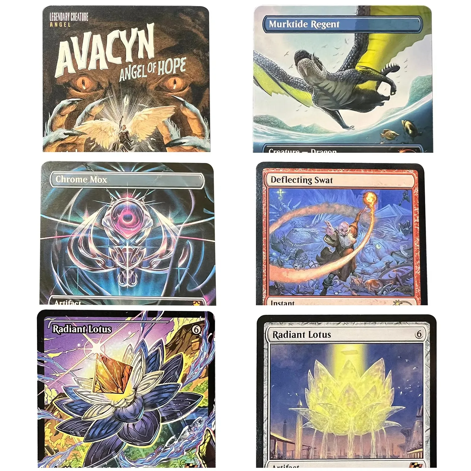 

Коллекционная карточная игра Avacyn, Angel Chrome Mo SPG Ketramose Murktide Deflecting SLD Holo TCG на английском языке, высококачественные карты