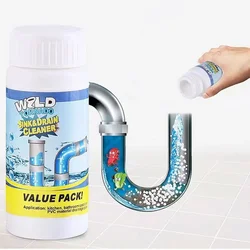 Powerful Kitchen Pipe Dredging Agent Deodorant Efficiency Clog Remover Powder Toilet Sink Drain Cleaner Sewer Fast Cleaning Tool