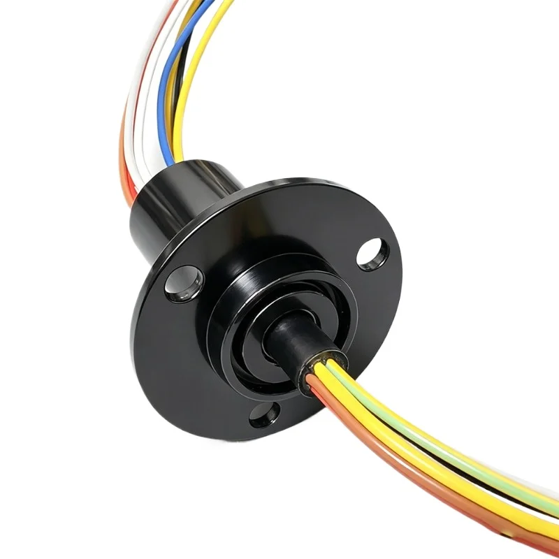 For Micro Cap Type Conductive Slip Ring 12.5mm Lightweight Small Equipment Electric Slip Ring 2-4 Way 5A-7A Two Packs