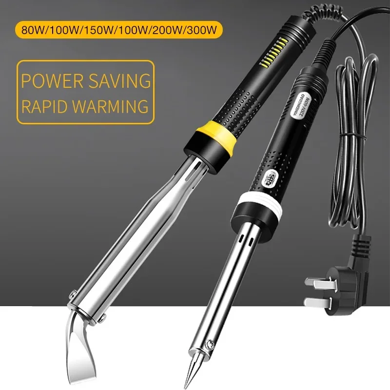 Adjustable Temperature Electric Soldering Iron Welding Solder Rework Station Heat Pencil Tips Repair Tools 80W 100W 150W 200W