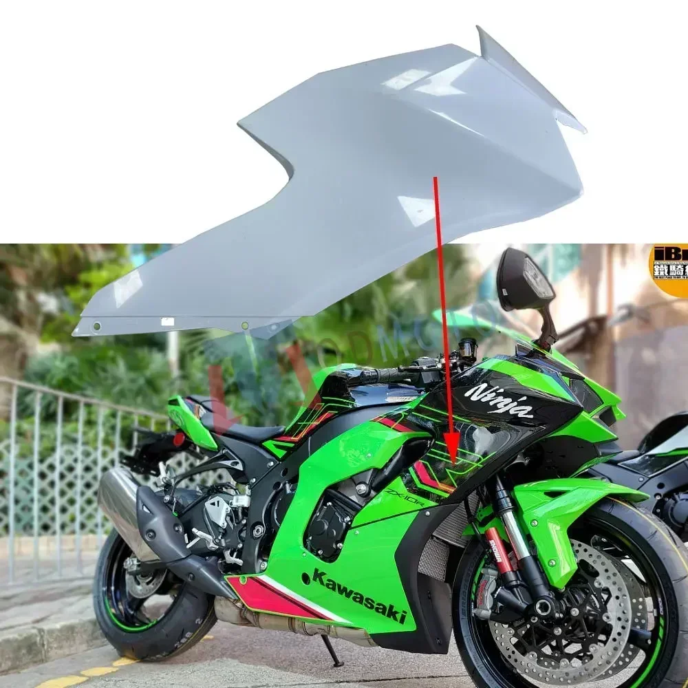 For Kawasiki ZX-10R 2021 2022  Motorcycle Unpainted Body Left and Right Side Covers ABS Injection Fairing