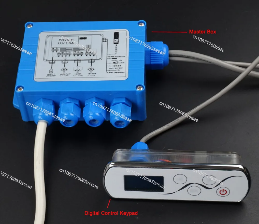 220V/110V whirlpool controller Oval keypad ,massage bathtub control system GD-371B