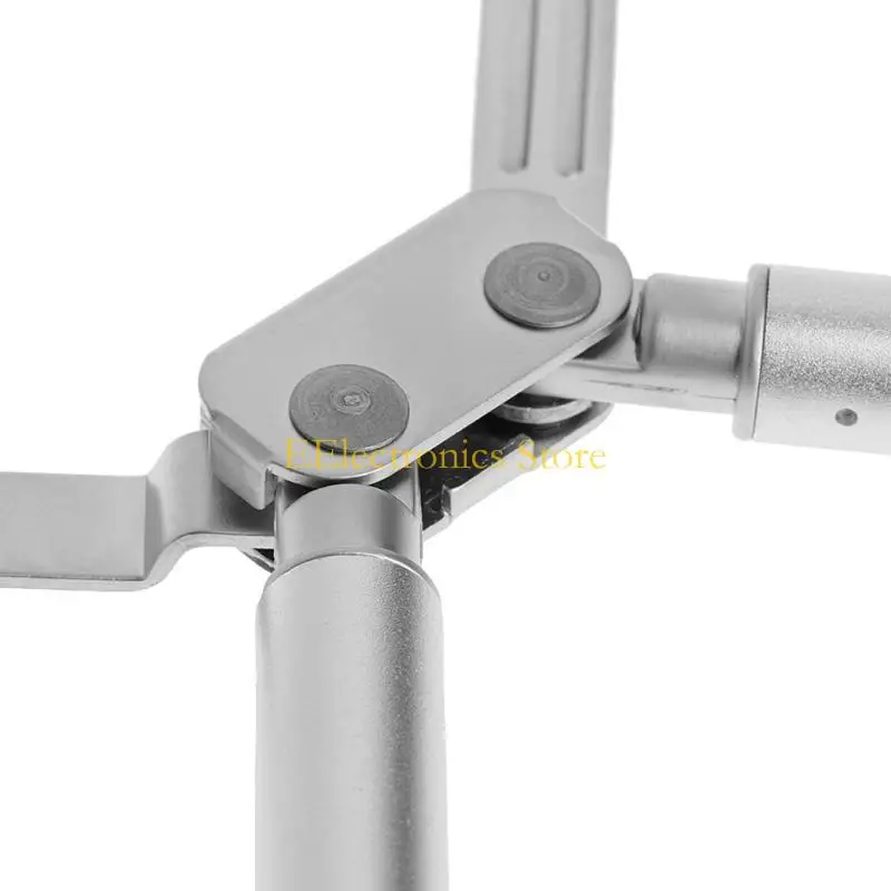 B03C جهاز تبريد مريح للكمبيوتر المحمول X-Stand قابل للطي من الألومنيوم المحمول لأجهزة الكمبيوتر المحمول مقاس 12-17 بوصة