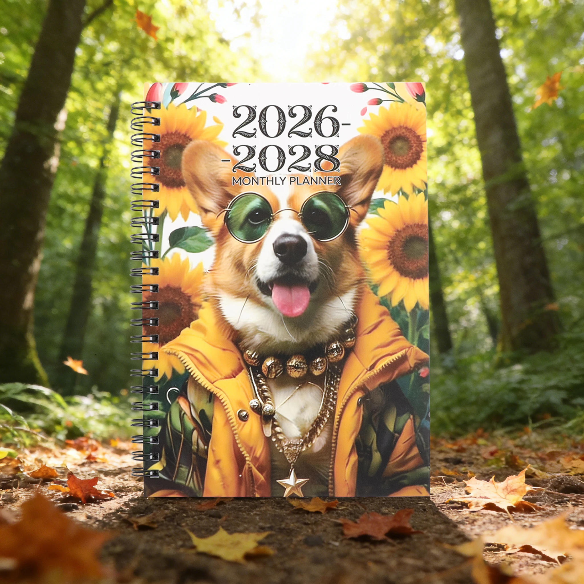 2026-2028 كتاب خطة Ke Jiyue يرتدي سلاسل ذهبية وملابس عصرية! الهيب هوب كورجي + يوميات حقل عباد الشمس