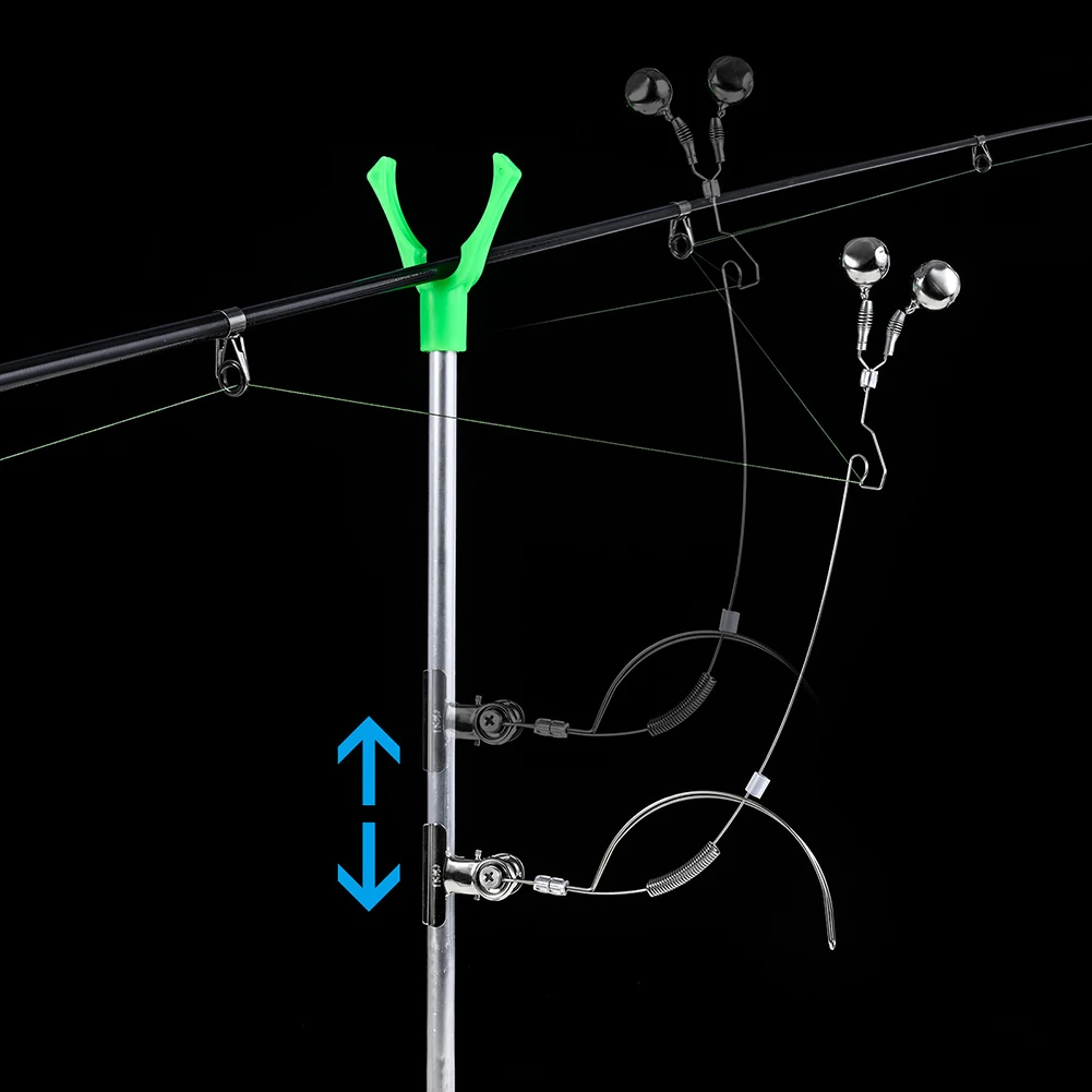 1-10 قطعة جرس الصيد دغة الإنذارات المقاوم للصدأ الصيد رود دغة الطعم إنذار الكارب معالجة المضادة للتآكل المضادة للصدأ معدات الصيد