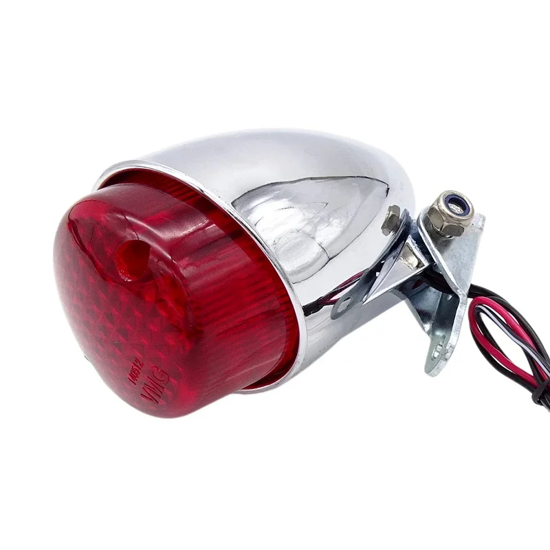 Universal 1 Pcs 12V Motorcycle LED Brake Stop Running Tail Rear Light For Cafe Racer Bobber Cruiser Chopper Custom