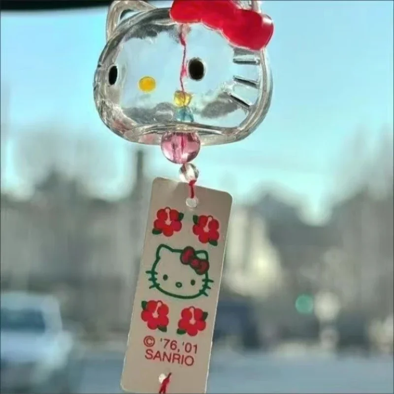 

Hello Kitty Mini Wind Chimes Cute Healing Department Girl Bag Hanging Forest Department Girl Heart Home Decoration Accessories