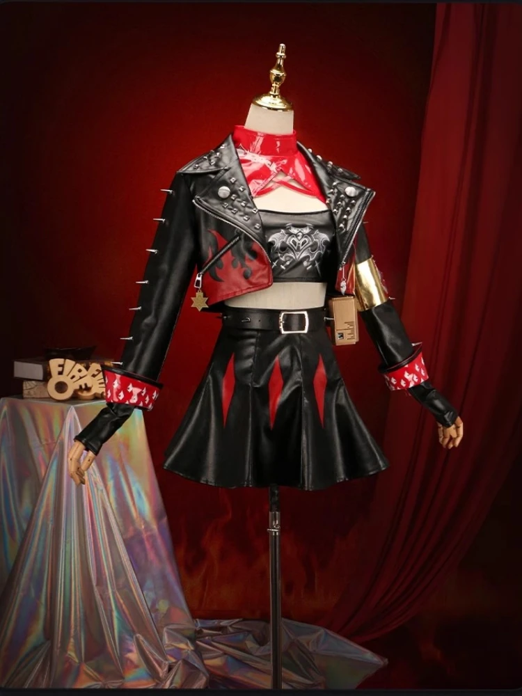 Zenless Zone Zero Burnice Whita Kostum Cosplay Anime Wanita Seragam Seksi Pakaian Bermain Peran Halloween Comic-Con Setelan Pesta Stok