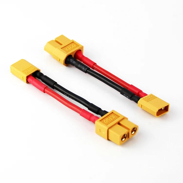 20PCS Amass XT60 To XT30 Connector Adapter 16AWG 100mm Silicone Wire Plastic Male Female FPV RC Lipo Battery ESC Motor Drone For