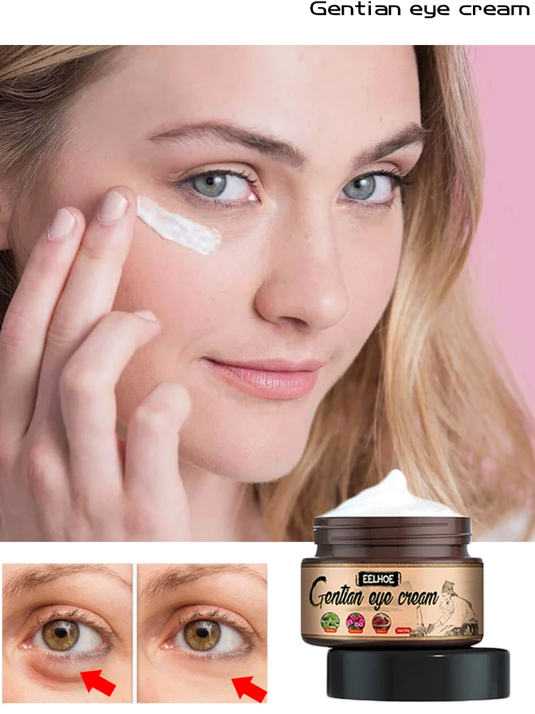 Eye cream removes dark circles, resists eye bags, brightens and eliminates eye puffiness