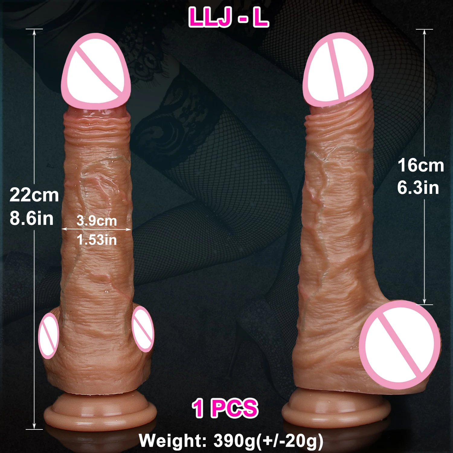 Realistic Soft Built-in Testicle Big Dildo Sliding Skin Small Penis Masturbators Double Cock Women Anal Sex Toy Suction Cup Dick