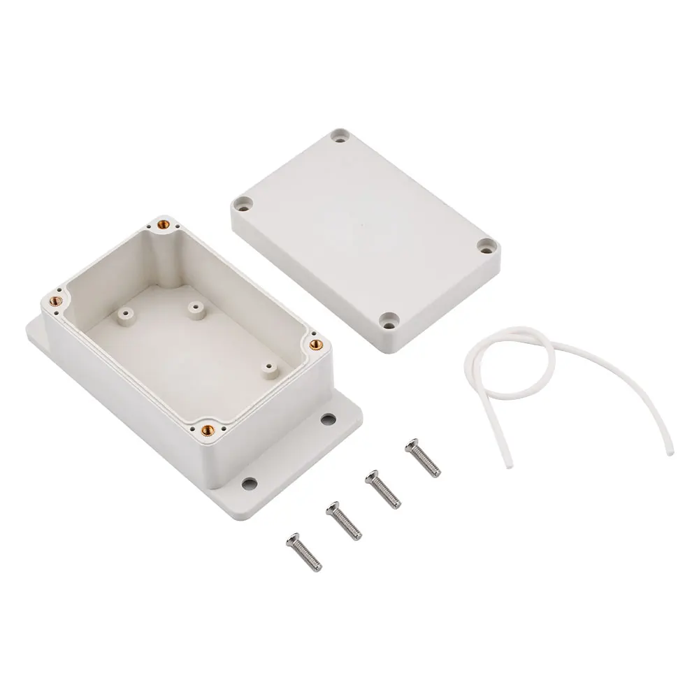 ABS プラスチックシェル 100 × 68 × 50 ミリメートル防水電子プロジェクトボックスグレー DIY エンクロージャ楽器ケース電気ケーブル屋外用