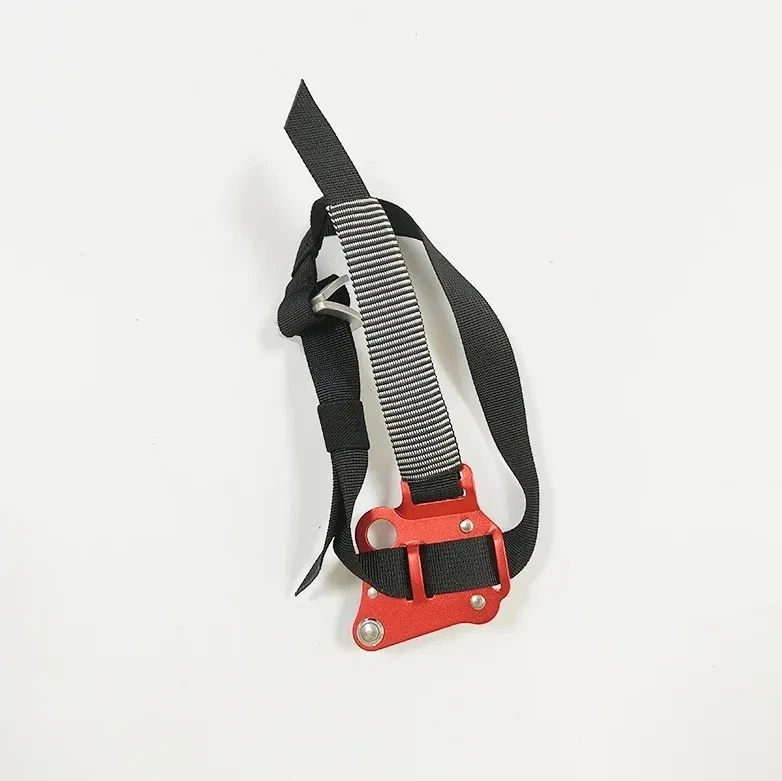 Alloy foot pedal rope lifter, adjustable foot pedal rope gripper, outdoor cave exploration and mountain climbing