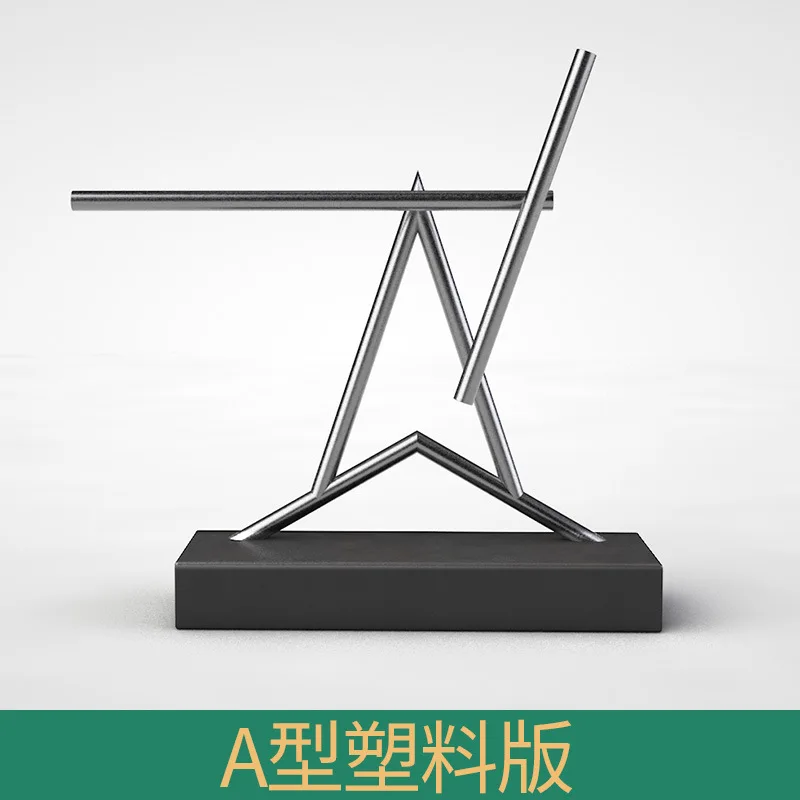 

Luxury Chaos Pendulum Business Gift Newtonian Physics Desk Toy Anti-Gravity Eternal Motion Home Office Decor