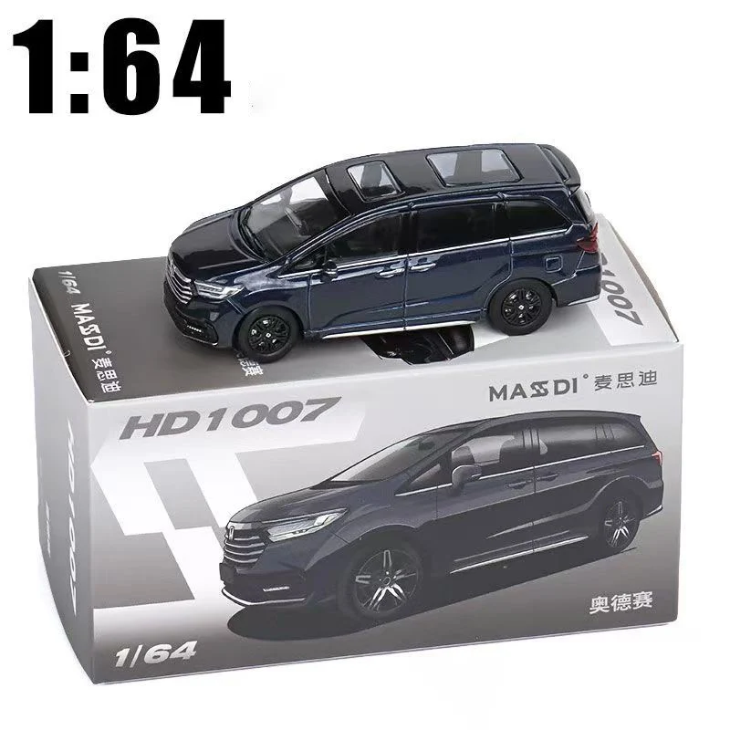 Massdi 1/64 مقياس أوديسي مركبة تجارية محاكاة سبيكة سيارة نموذج الديكور عرض تذكارية جمع هدية #3