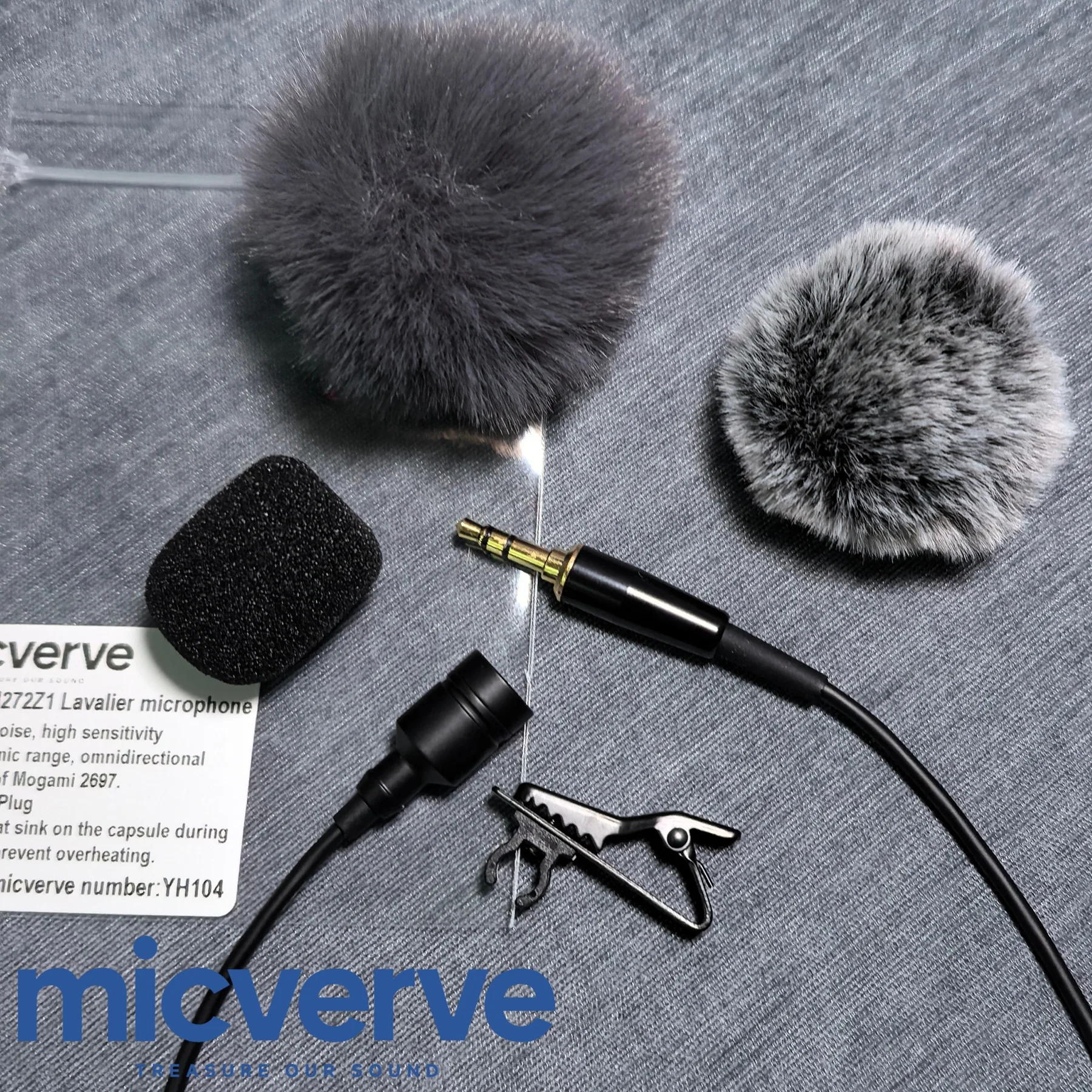 Primo EM272Z1 Lapel Mic: Handcrafted High Quality, 1.5m Length