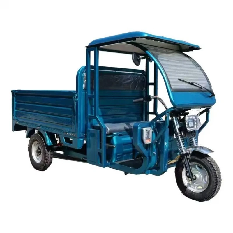 New Cargo 3-Wheeled Electric Trike 1500W 60V Transport Open Body