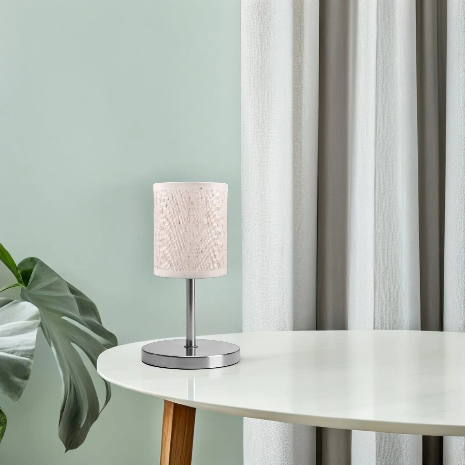 3.9x3.2 Inch Mini Linen Lampshade for E14 Bulb Anti-Glare Natural Fabric Light Shade Ideal for Desk Lamp Bedside Lamp Wall