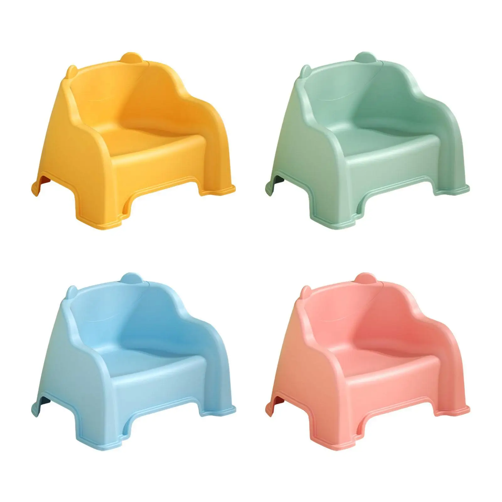 Small Stool with Backrest Shoe Changing Stool Children's Stool for Bathroom Bedside Table