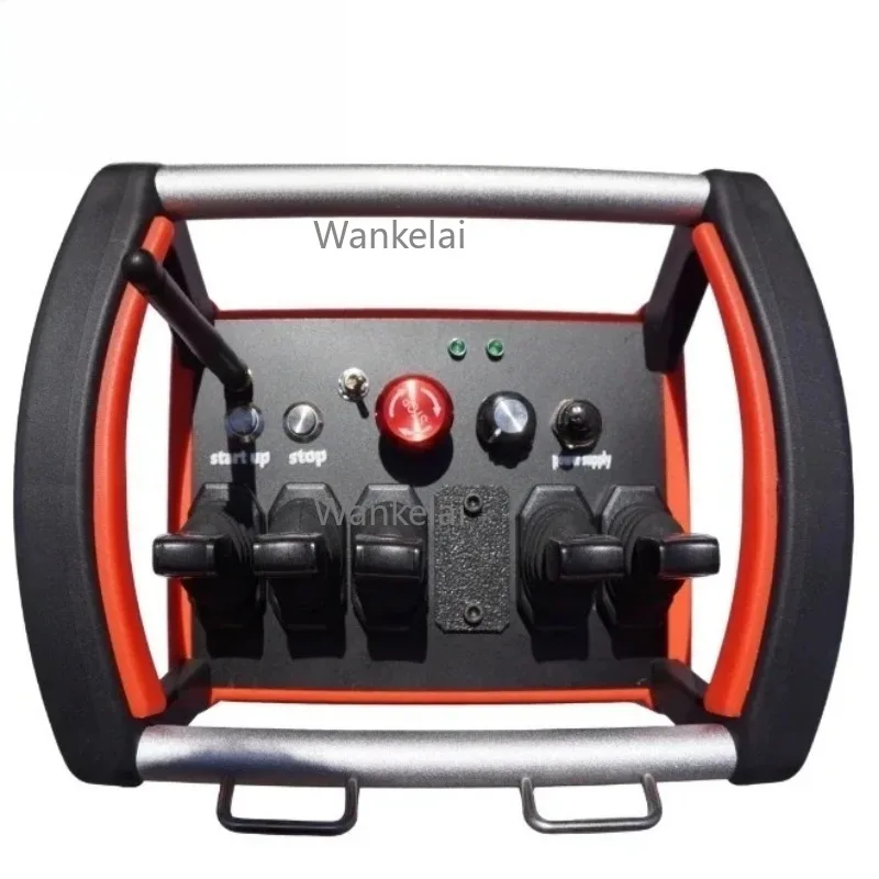 

5 Joystick wireless control radio hydraulic Lifts Truck Manipulator excavator crane remote kit