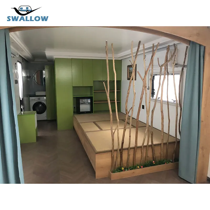 حار بيع الفولاذ المقاوم للصدأ على الطرق الوعرة قافلة مقطورة معدات التخييم المطبخ الخيام الصانع للبيع #6