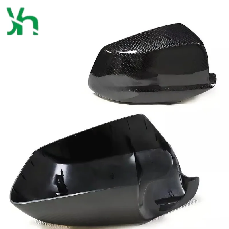 غطاء مرآة جانبية من ألياف الكربون للمحرك الأمامي، التصاق من ألياف الكربون الجافة لسيارة BMW 5 Series F10 | F18 (2010-2013) الملحقات الخارجية #3