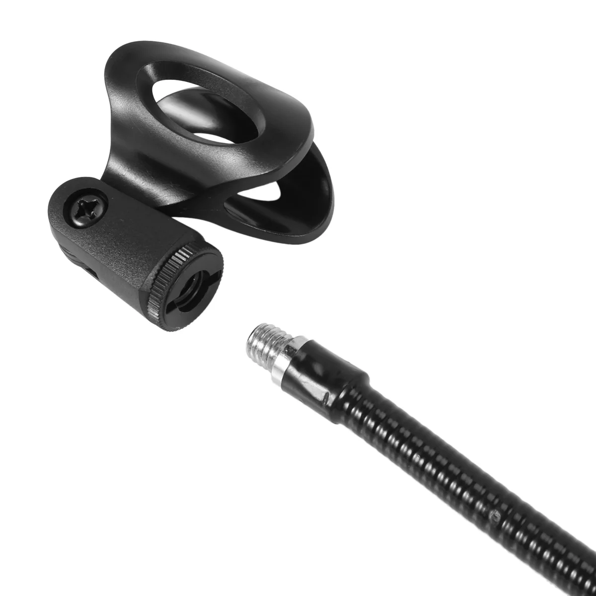 Lo-ok Flexible Gooseneck Microphone Stand with Desk Clamp for Radio Broadcasting Studio, Live Broadcast Equipment, Stations