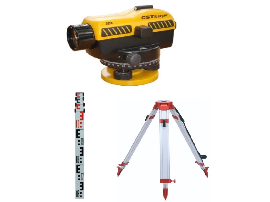 Automatic 32X Optical Level Kit + 4m Sira + Tripod KTS-K62
