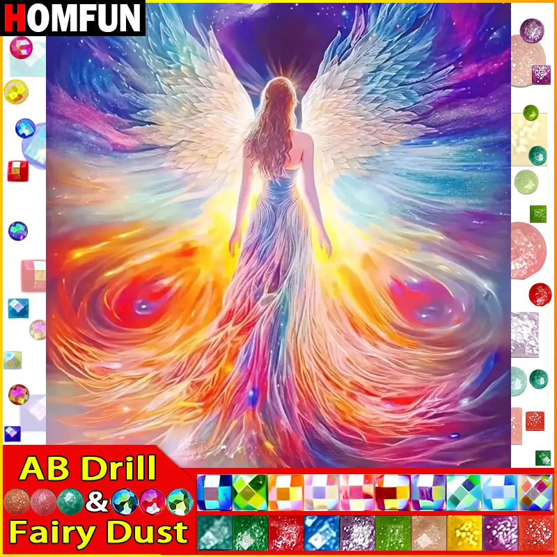 HOMFUN Fairy Dust AB Diamond Painting 