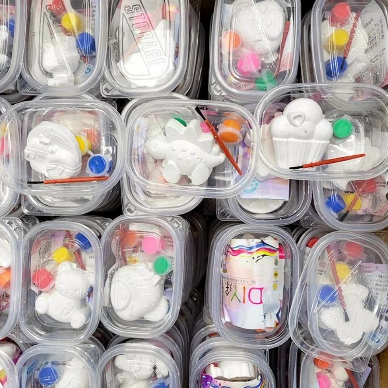 2 Boxes White Blank Gypsum Dolls Children DIY Handmade Graffiti Toys for Kids Birthday Party Favors Kindergarten Prizes Pinata
