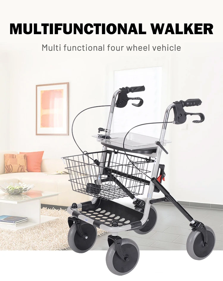 Folding type of upright walker seat